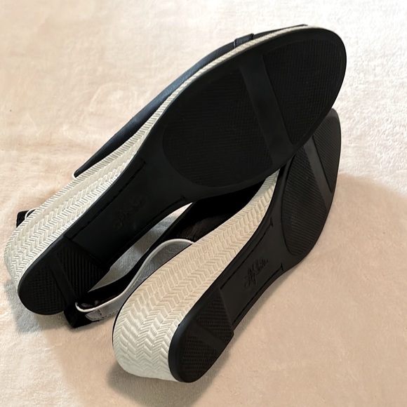 Life Stride Peep Toe Sling Back Wedges Size 9 NWOT - Picture 6 of 8
